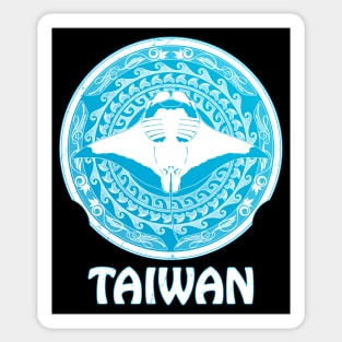 Manta Ray Shield of Taiwan Sticker